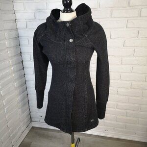 The North Face Ladies Size XS Black Faux Fur Lined Jacket with Hood